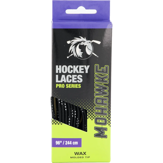 Mohawke Lace Wax Black - Lacci cerati neri per pattini