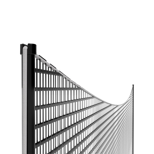 UNITE Schutznetz Hockey – Komplettes Fangnetz mit Rahmen, Pfosten & Netz