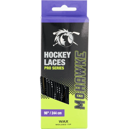 Mohawke Lace Wax Black - Lacci cerati neri per pattini