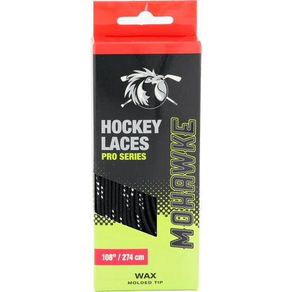 Mohawke Lace Wax Black - Lacci cerati neri per pattini