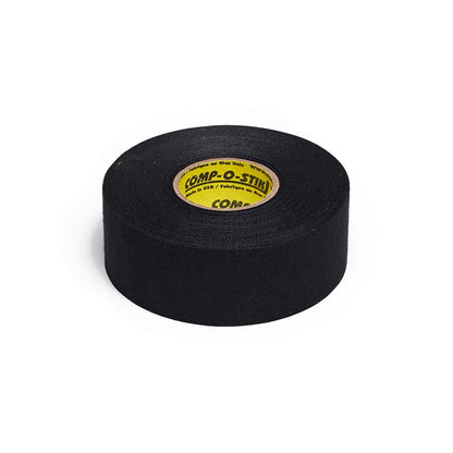 Comp-o-stik Nastro in Tessuto per Hockey – Bianco / Nero, Stretto / Largo