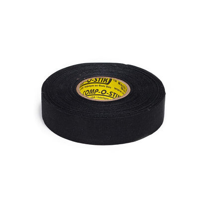 Comp-o-stik Nastro in Tessuto per Hockey – Bianco / Nero, Stretto / Largo