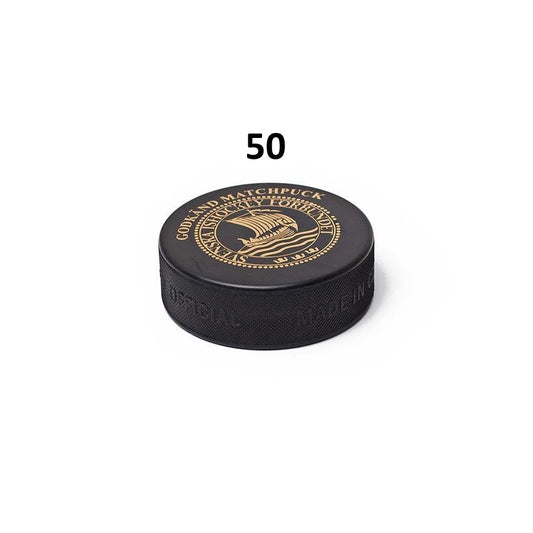 Matchpuck Hockey – senza sbavature con stampa da partita - confezione da 50