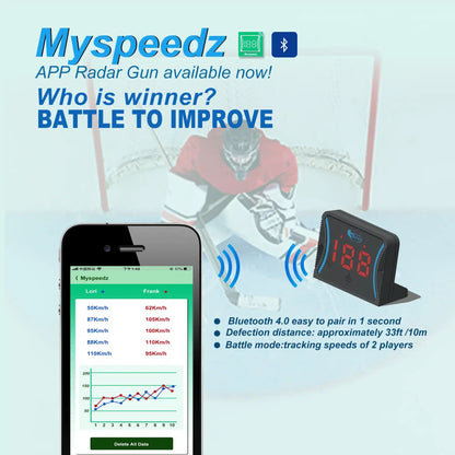 Schussmesser Hockey – Schussgeschwindigkeit mit App messen
