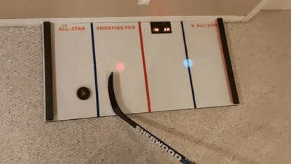 Piastra di Tiro Digitale Hockey Mini – Allenamento Interattivo per Controllo del Puck e Tempismo